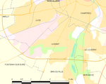 Map commune FR insee code 28220